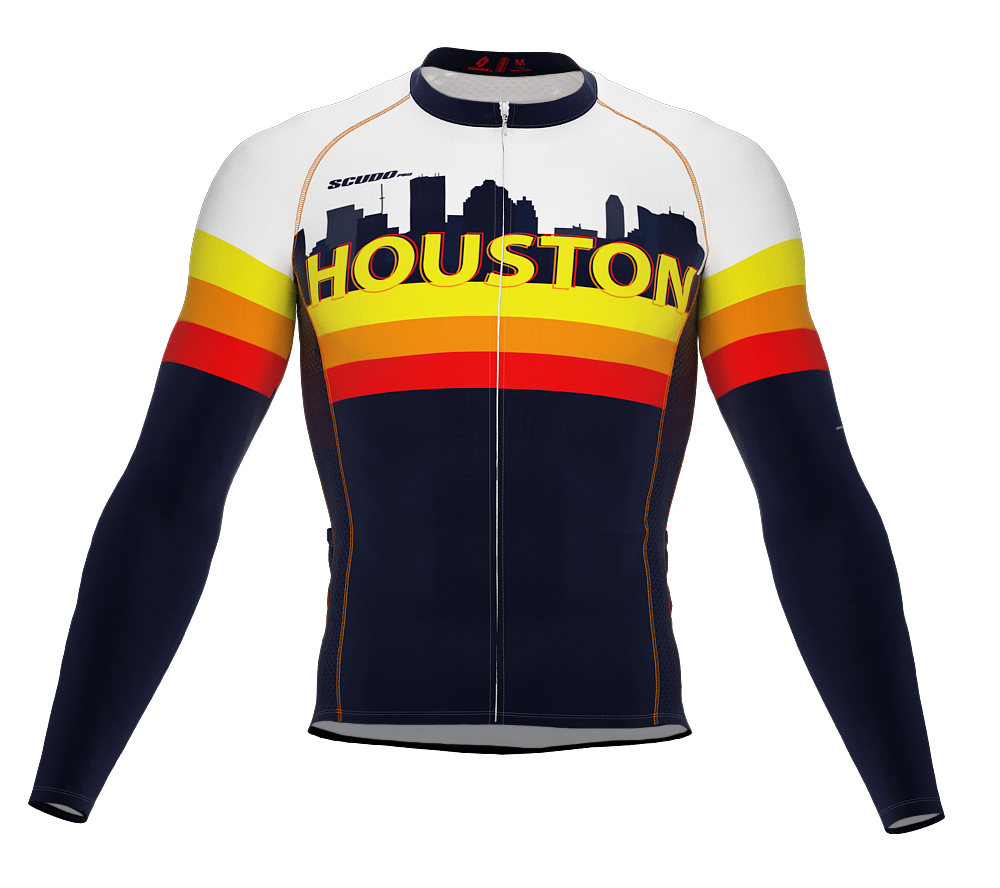 Houston | LONG  Sleeve Cycling PRO Jersey | Men and Women