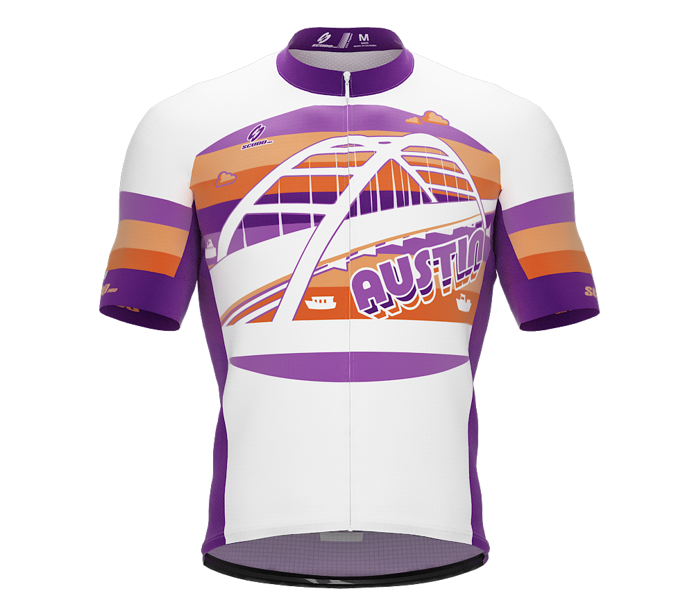 Men's Cool Plus Sublimated Print Race Cut Short-Sleeve Biking Cycling Men's Cool Plus Sublimated Print Race Cut Short-Sleeve Biking Cycling