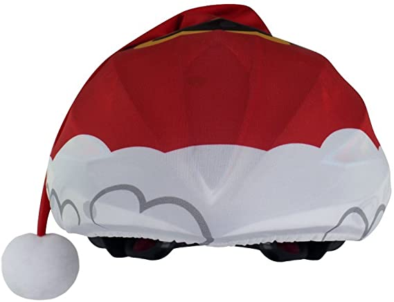 bike helmet christmas Santa
