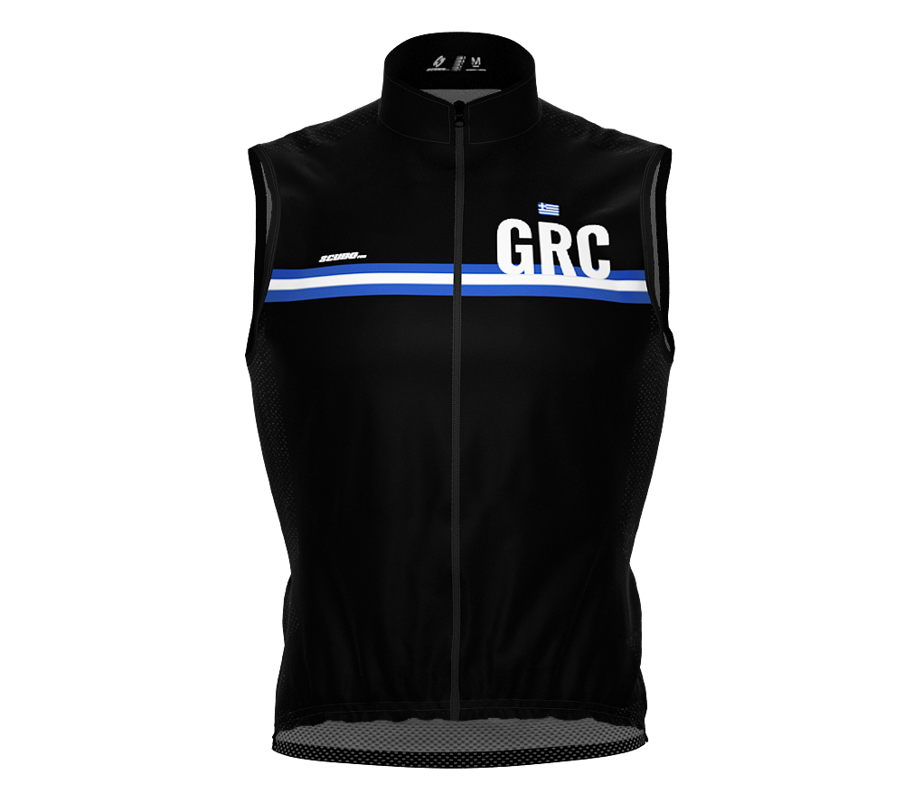 Wind Breaker Cycling Running Sports Vest Greece Country Code for Men And Women