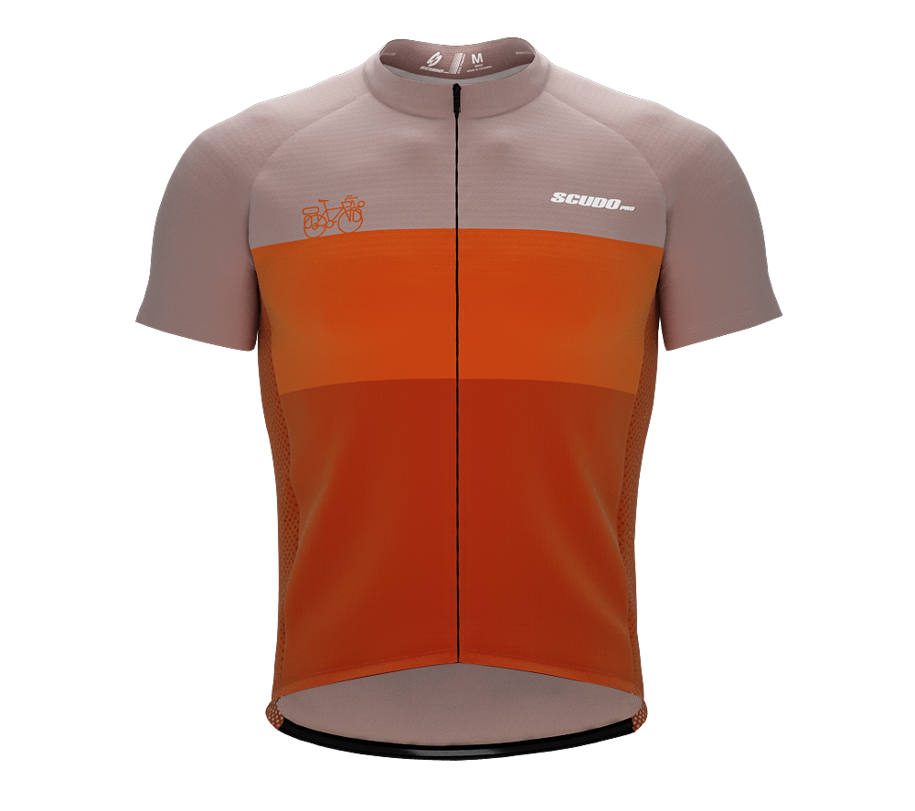 Gravel | Orange | Cycling Jersey for Men and Women