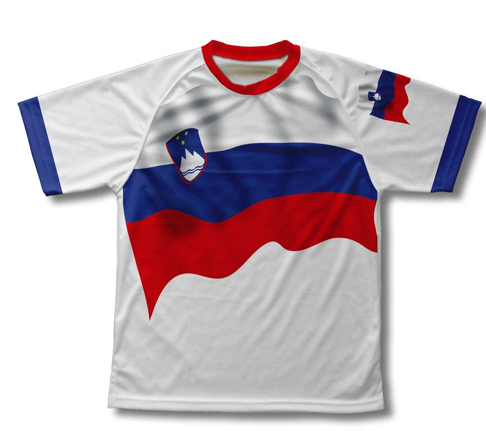 Slovenia Flag Technical T-Shirt for Men and Women