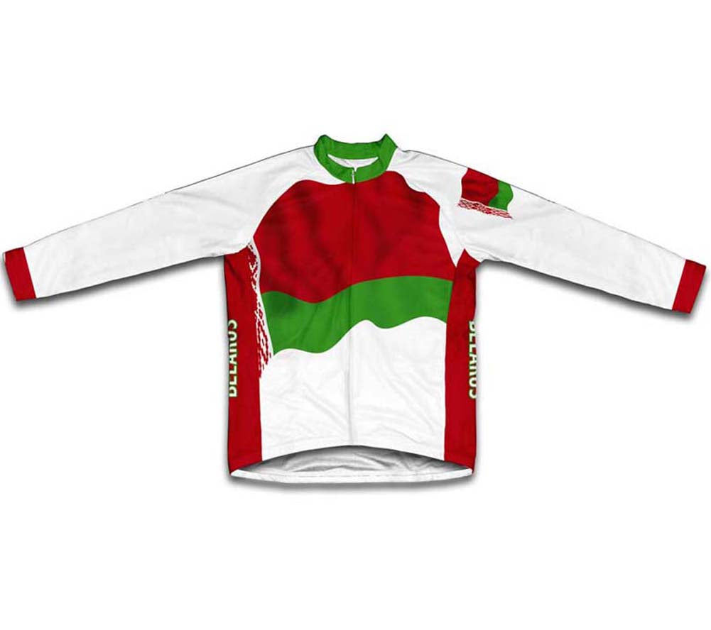 Belarus Flag Winter Thermal Cycling Jersey