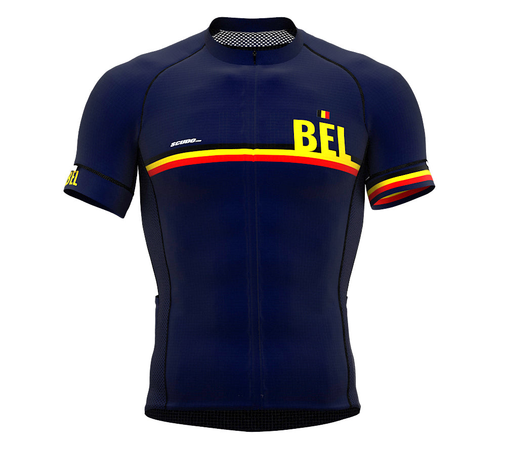Belgium Blue CODE Short Sleeve Cycling PRO Jersey for Men and WomenBelgium Blue CODE Short Sleeve Cycling PRO Jersey for Men and Women