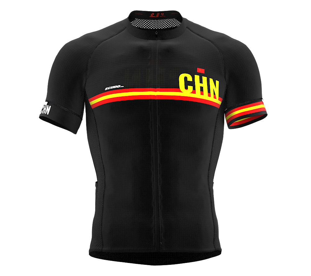 China Black CODE Short Sleeve Cycling PRO Jersey for Men and WomenChina Black CODE Short Sleeve Cycling PRO Jersey for Men and Women