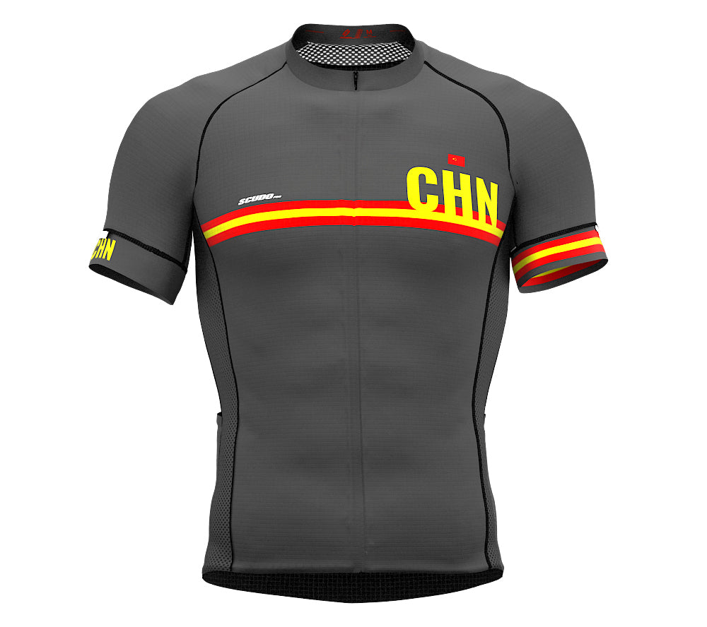 China Gray CODE Short Sleeve Cycling PRO Jersey for Men and WomenChina Gray CODE Short Sleeve Cycling PRO Jersey for Men and Women