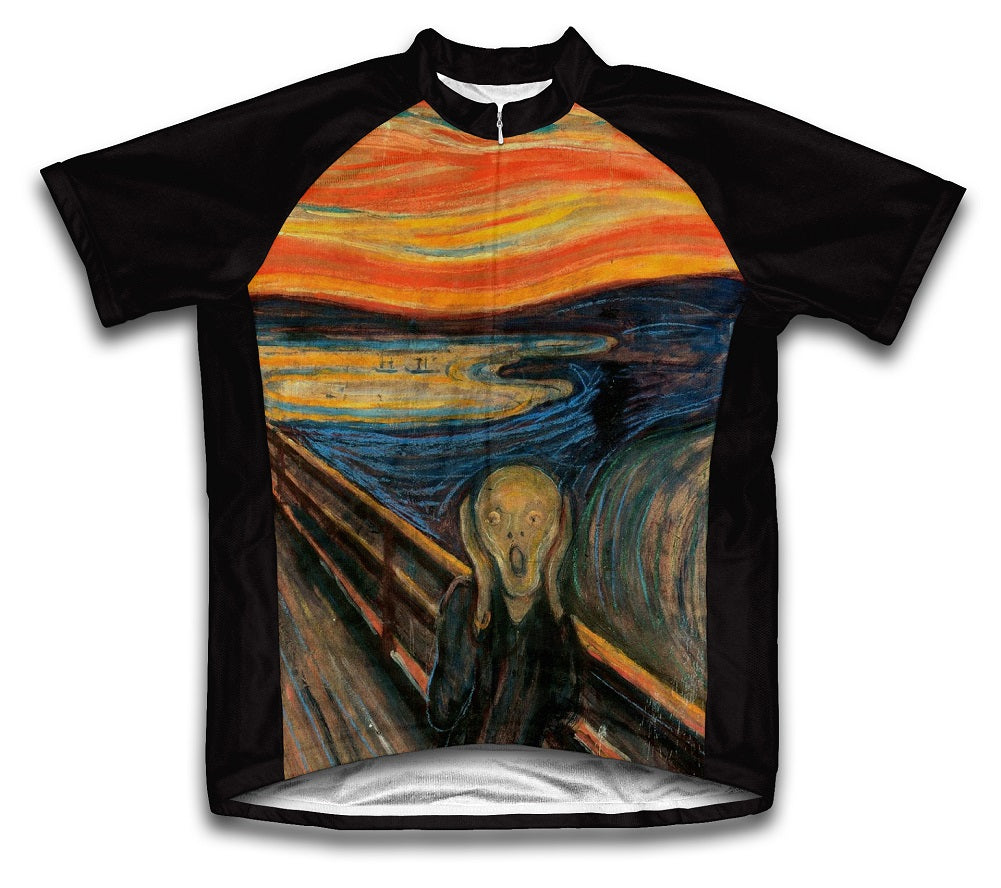 Munch - The Scream Short Sleeve Cycling Jersey for Men and Women