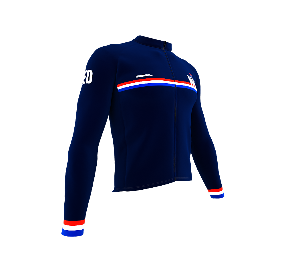 ScudoPro Pro Thermal Long Sleeve Cycling Jersey Country CODE