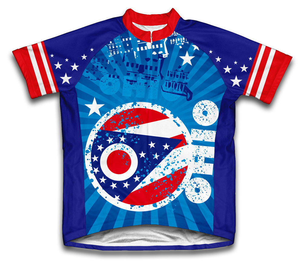 Ohio Short Sleeve Cycling Jersey for Men and Women