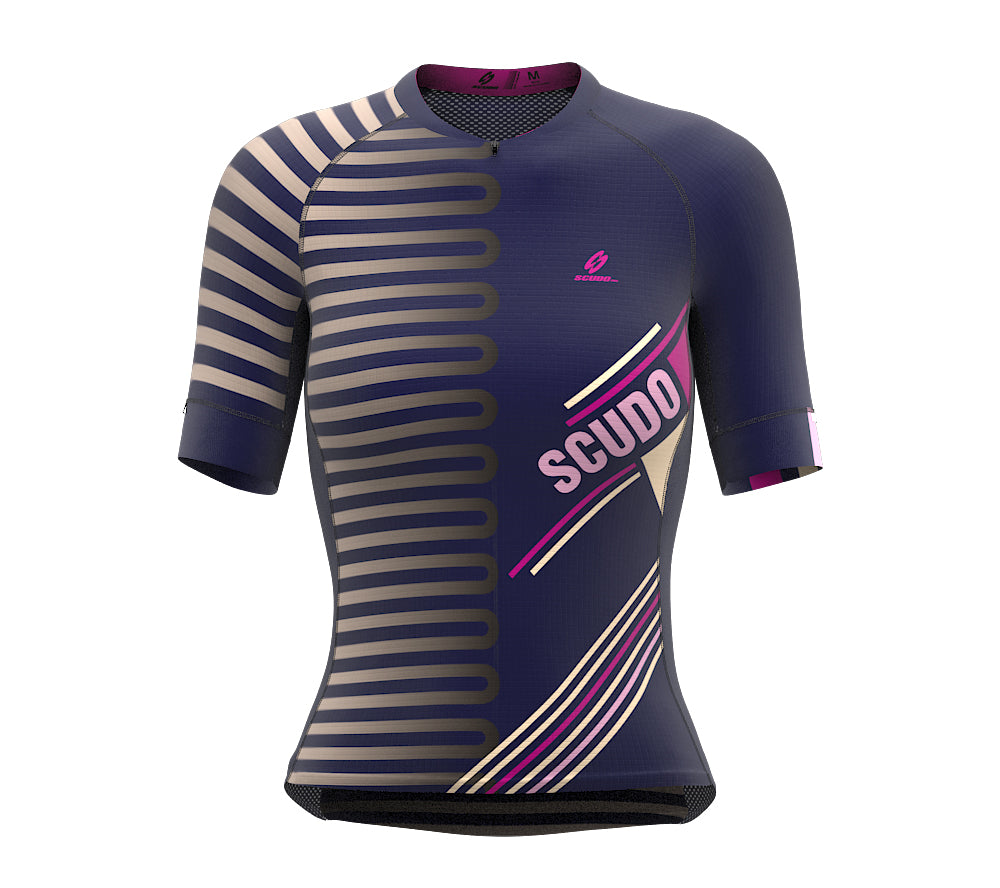 Pedaling Purple Short Sleeve Cycling PRO Jersey