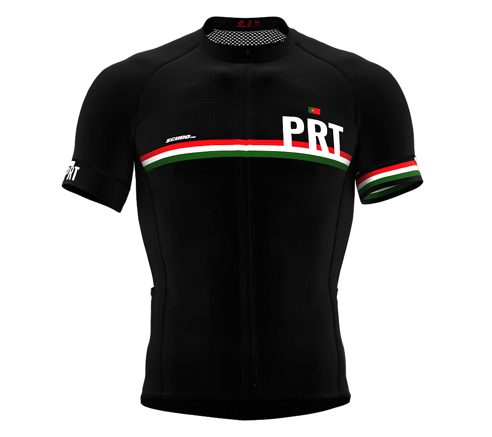 Portugal Black CODE Short Sleeve Cycling PRO Jersey for Men and WomenPortugal Black CODE Short Sleeve Cycling PRO Jersey for Men and Women