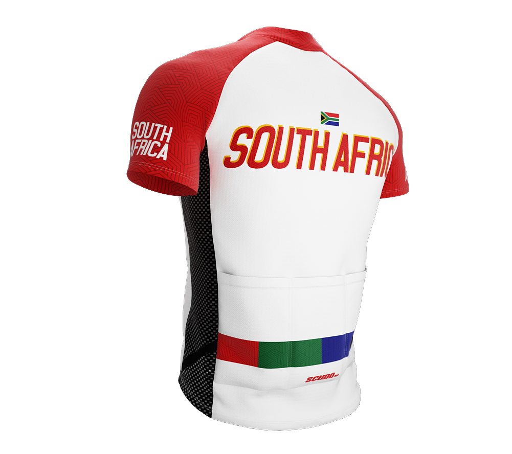 South Africa Flag Short Sleeve Cycling Jersey Jersey for Men And Women – ScudoPro ScudoPro