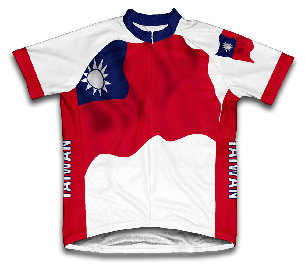 Taiwan Flag Short Sleeve Cycling Jersey Cycling Jersey for Men And