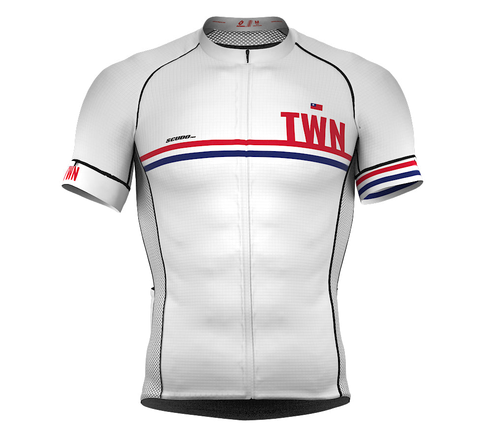 Taiwan White CODE Short Sleeve Cycling PRO Jersey for Men and WomenTaiwan White CODE Short Sleeve Cycling PRO Jersey for Men and Women