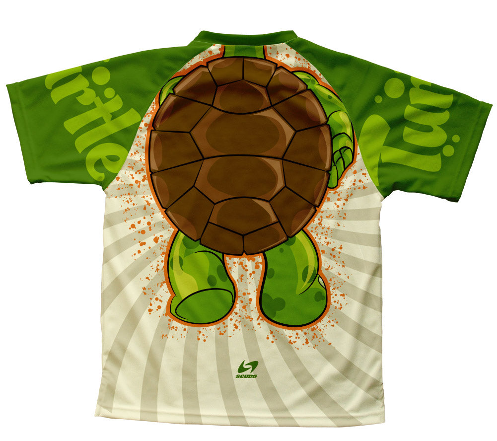 Hiking Tortoise (Green) T Shirt