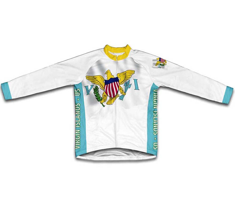 Virgin Islands - US Flag Winter Thermal Cycling Jersey