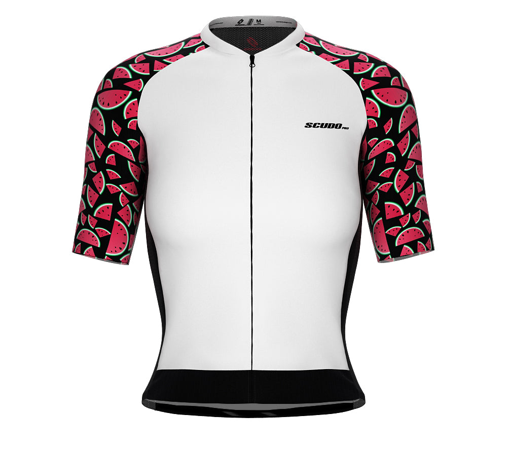 Scudopro Pro-Elite Short Sleeve Cycling Pro Fit Jersey Watermelon for Women
