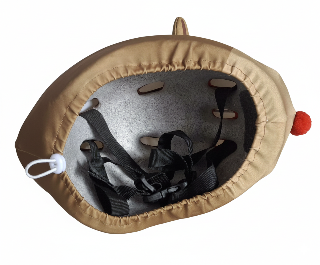 Rudolph Reindeer Santa Christmas Helmet Cover for Cycling