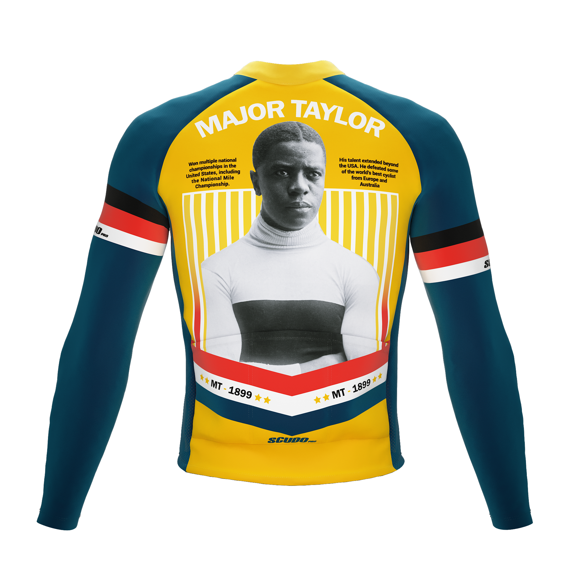 Major Taylor | Portrait | Short Sleeve Cycling PRO THERMAL Jersey