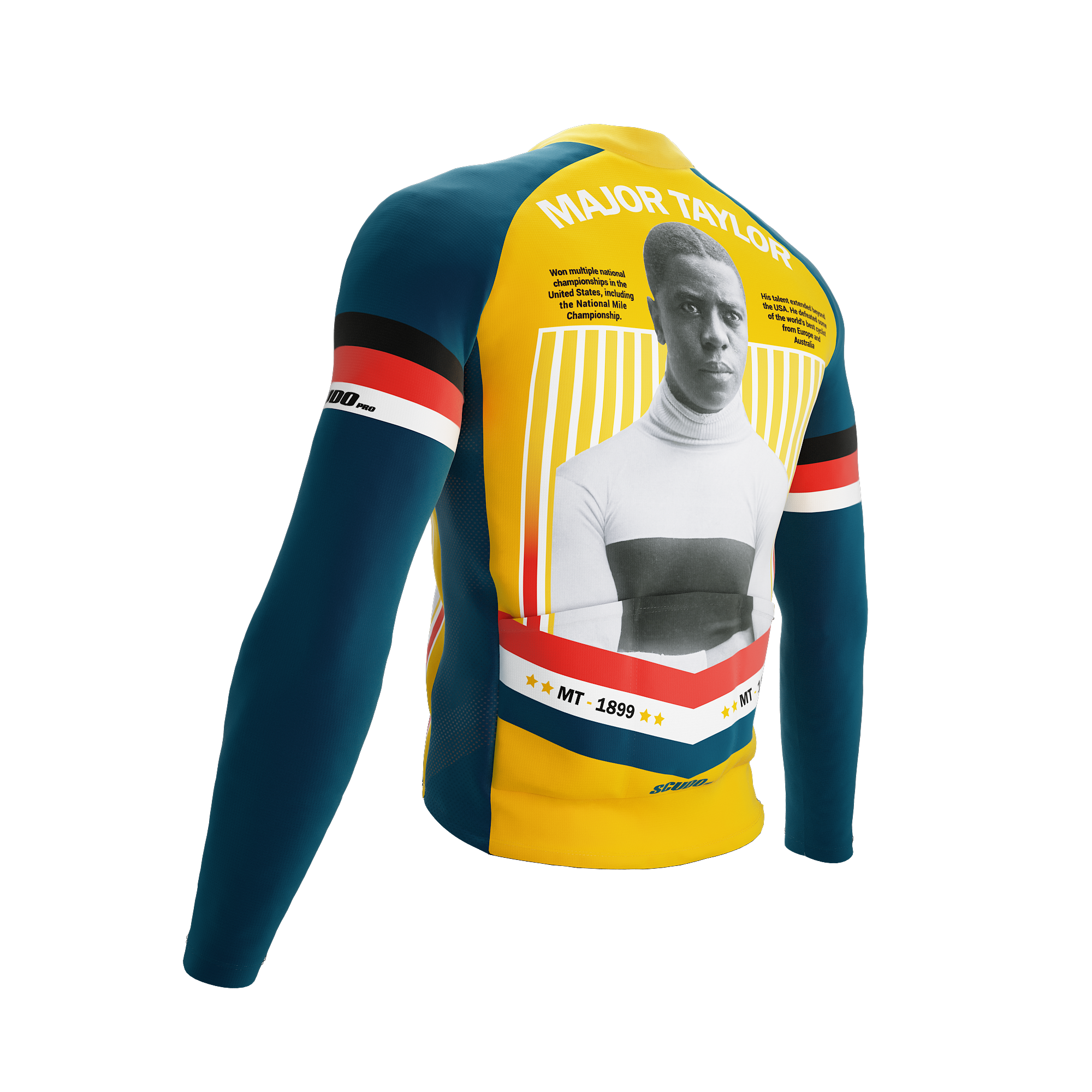 Major Taylor | Portrait | Short Sleeve Cycling PRO THERMAL Jersey