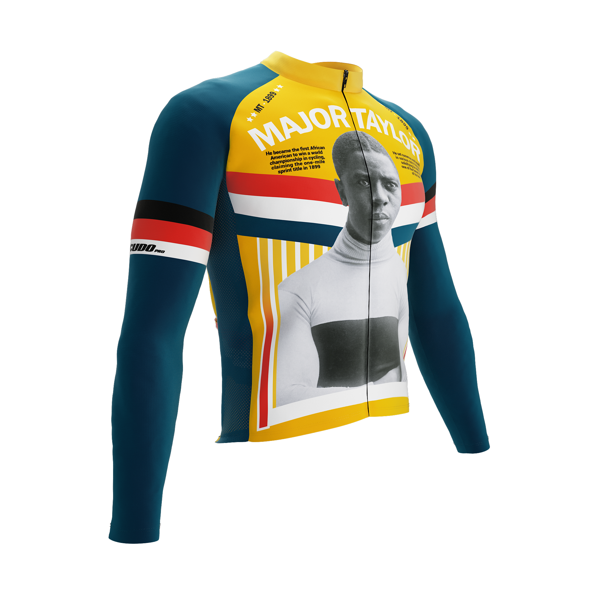 Major Taylor | Portrait | Short Sleeve Cycling PRO THERMAL Jersey