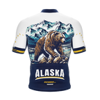 Alaska US State | Short Sleeve Cycling PRO Jersey | Men and Women
