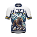 Alaska US State | Short Sleeve Cycling PRO Jersey | Men and Women