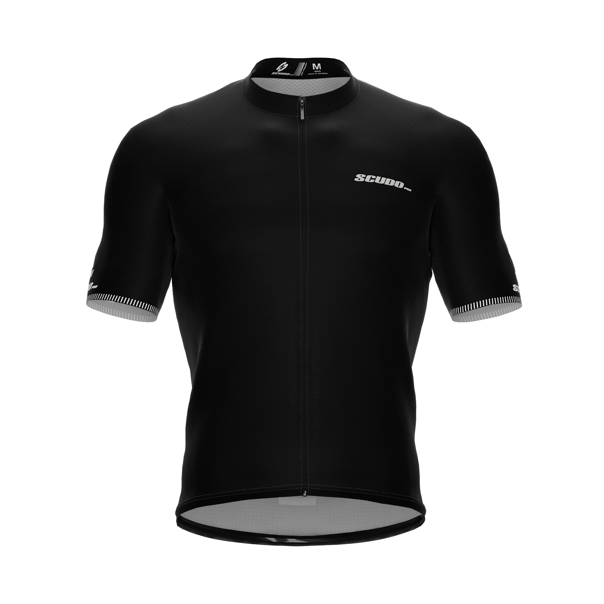 Black | Reflective Black | Short Sleeve Cycling PRO Jersey