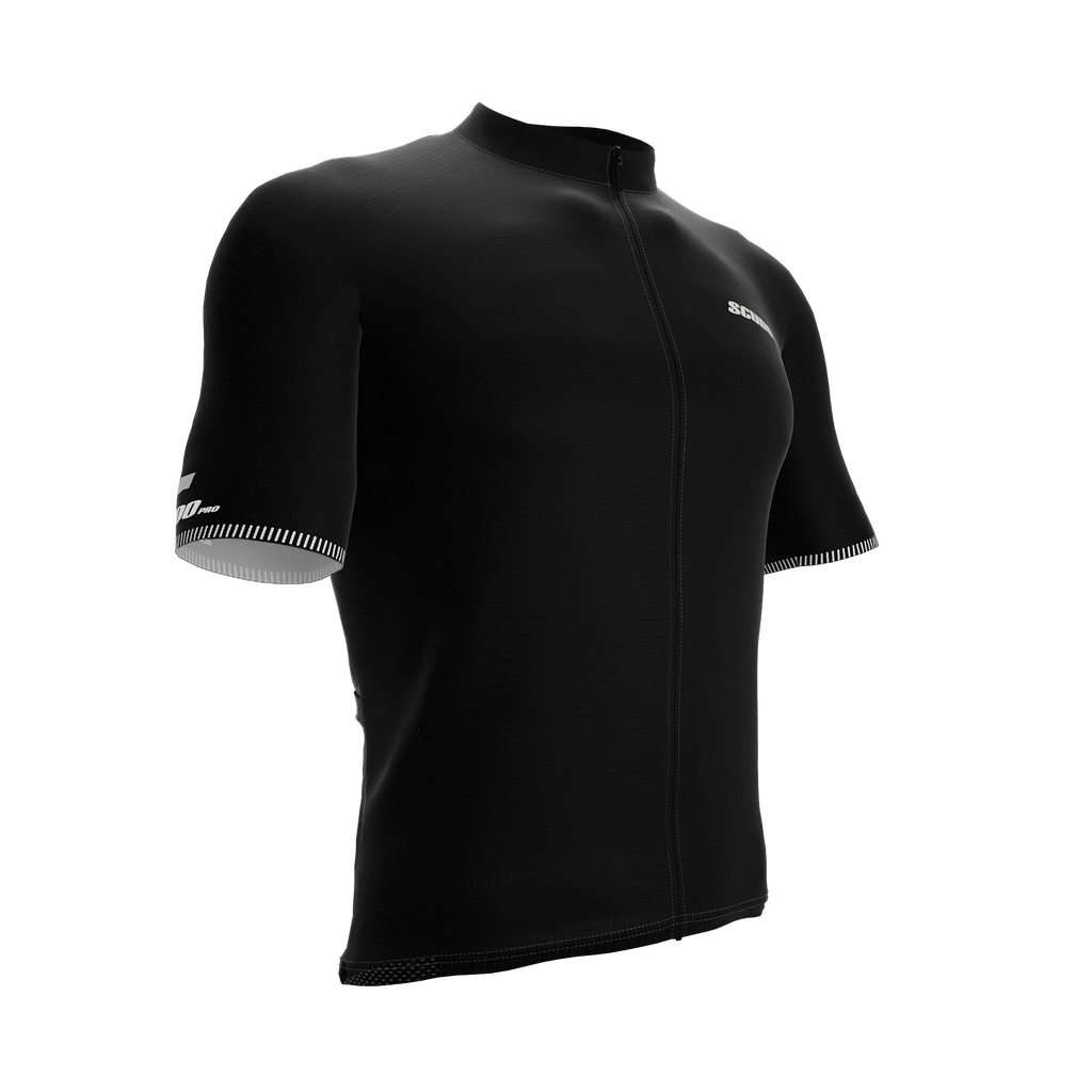 Black | Reflective Black | Short Sleeve Cycling PRO Jersey
