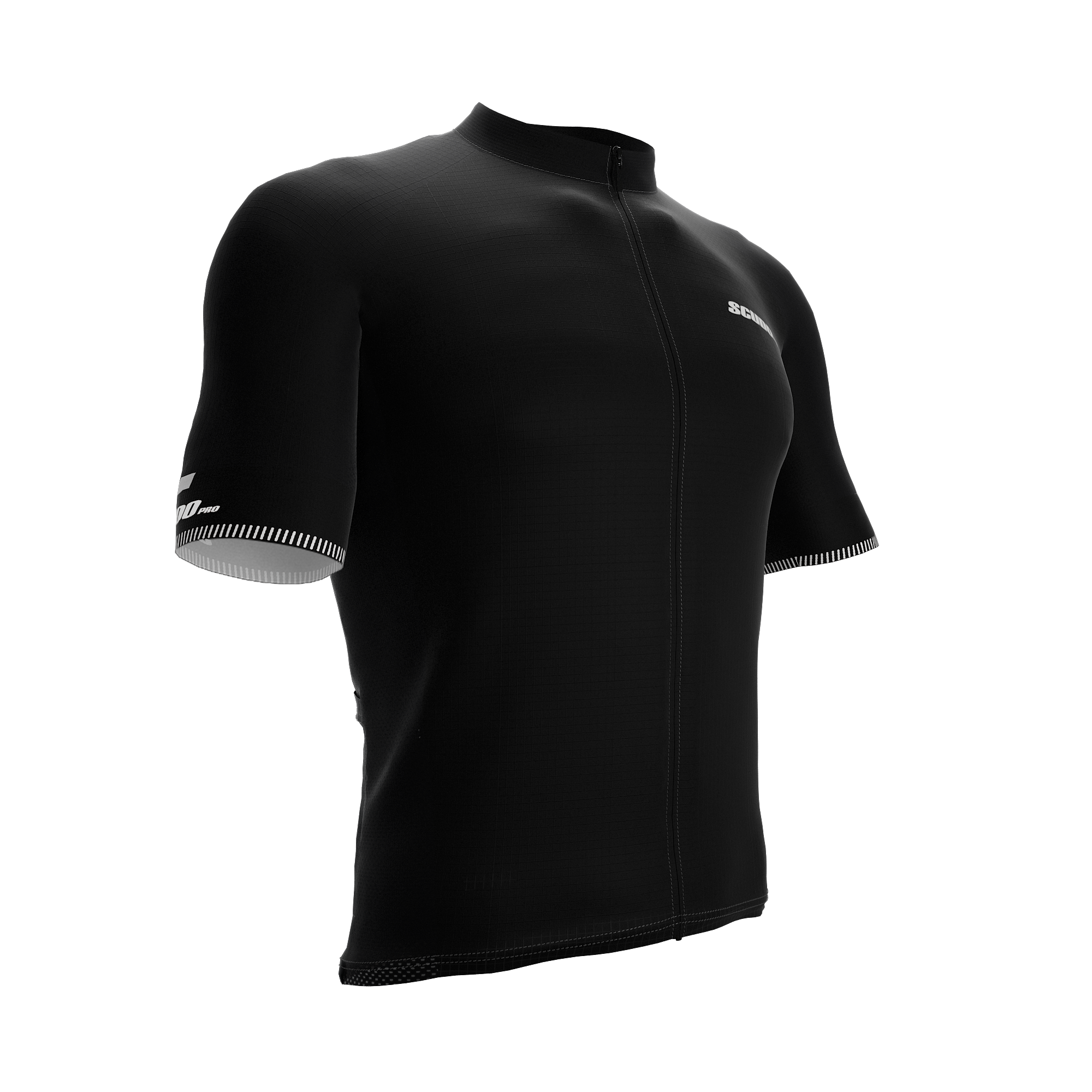 Black | Reflective Black | Short Sleeve Cycling PRO Jersey