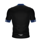 Black | Reflective Blue | Short Sleeve Cycling PRO Jersey