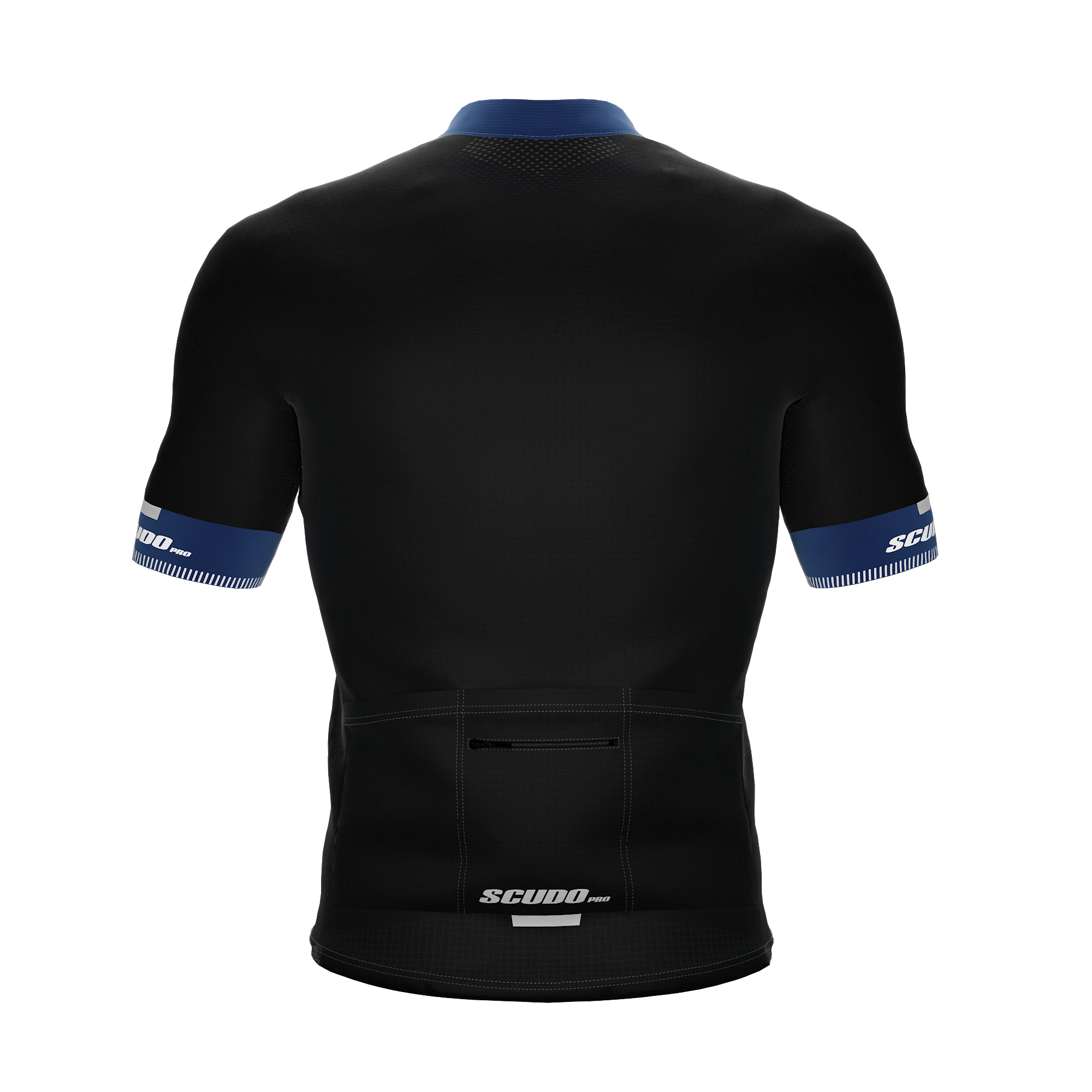 Black | Reflective Blue | Short Sleeve Cycling PRO Jersey