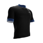 Black | Reflective Blue | Short Sleeve Cycling PRO Jersey