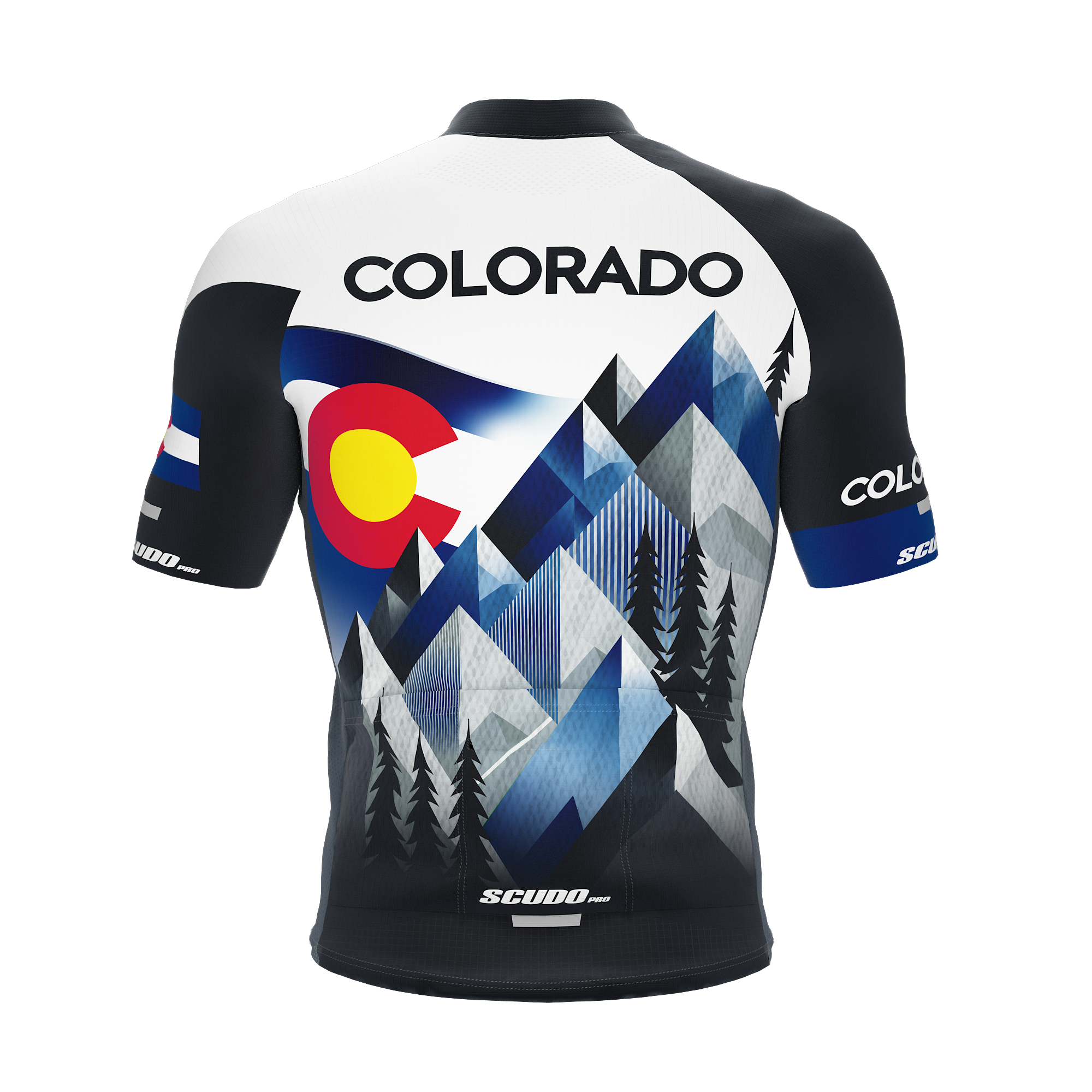 Colorado US State | Short Sleeve Cycling PRO Jersey | V2 | Men and Women