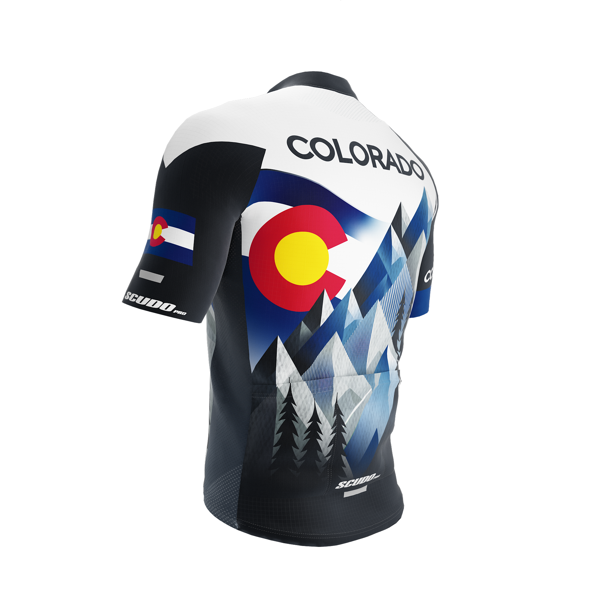 Colorado US State | Short Sleeve Cycling PRO Jersey | V2 | Men and Women