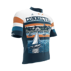 Connecticut US State | Short Sleeve Cycling PRO Jersey | Men and Women
