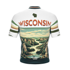 Wisconsin US State | Short Sleeve Cycling PRO Jersey | Men and Women