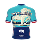 Wyoming US State | Short Sleeve Cycling PRO Jersey