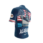 Alabama  US State | Short Sleeve Cycling PRO Jersey | Men and Women