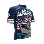 Alabama  US State | Short Sleeve Cycling PRO Jersey | Men and Women
