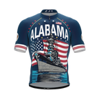 Alabama  US State | Short Sleeve Cycling PRO Jersey | Men and Women