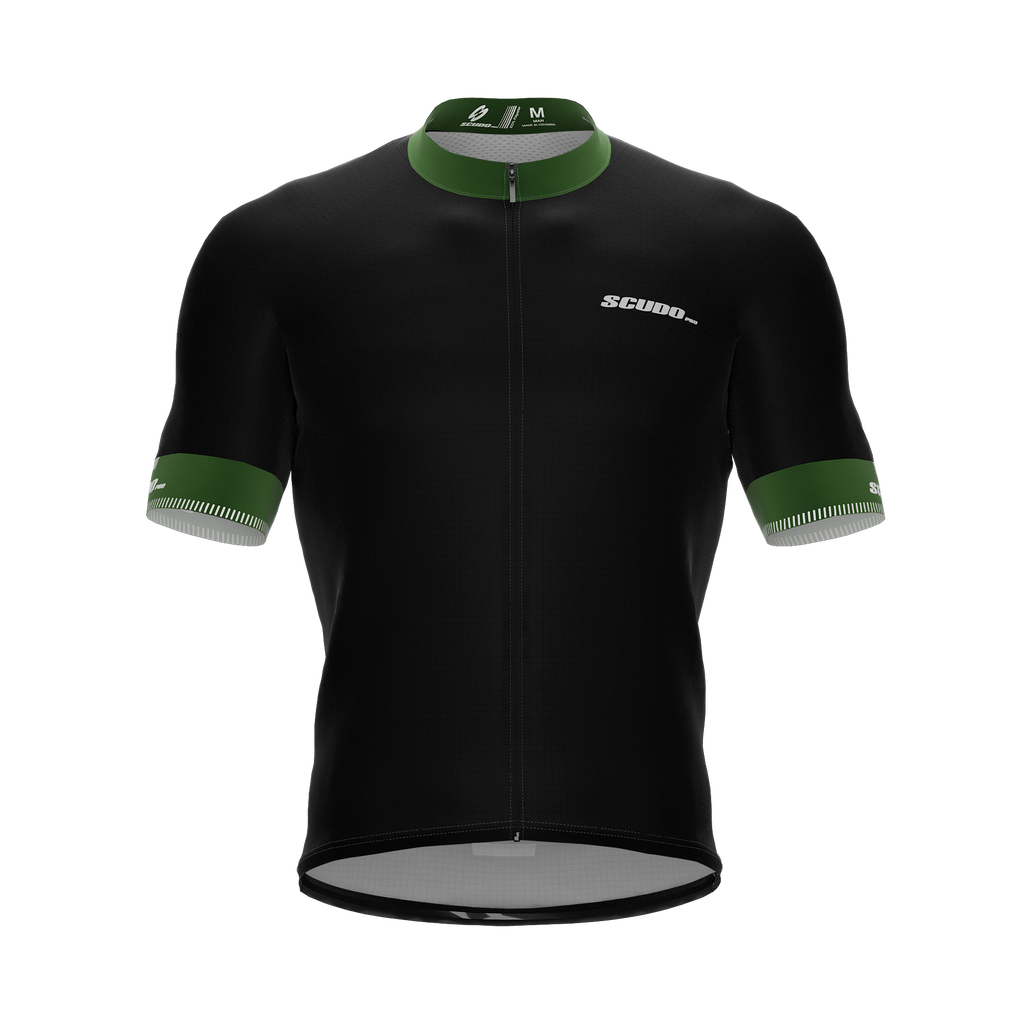Black | Reflective Green | Short Sleeve Cycling PRO Jersey