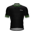 Black | Reflective Green | Short Sleeve Cycling PRO Jersey