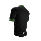 Black | Reflective Green | Short Sleeve Cycling PRO Jersey