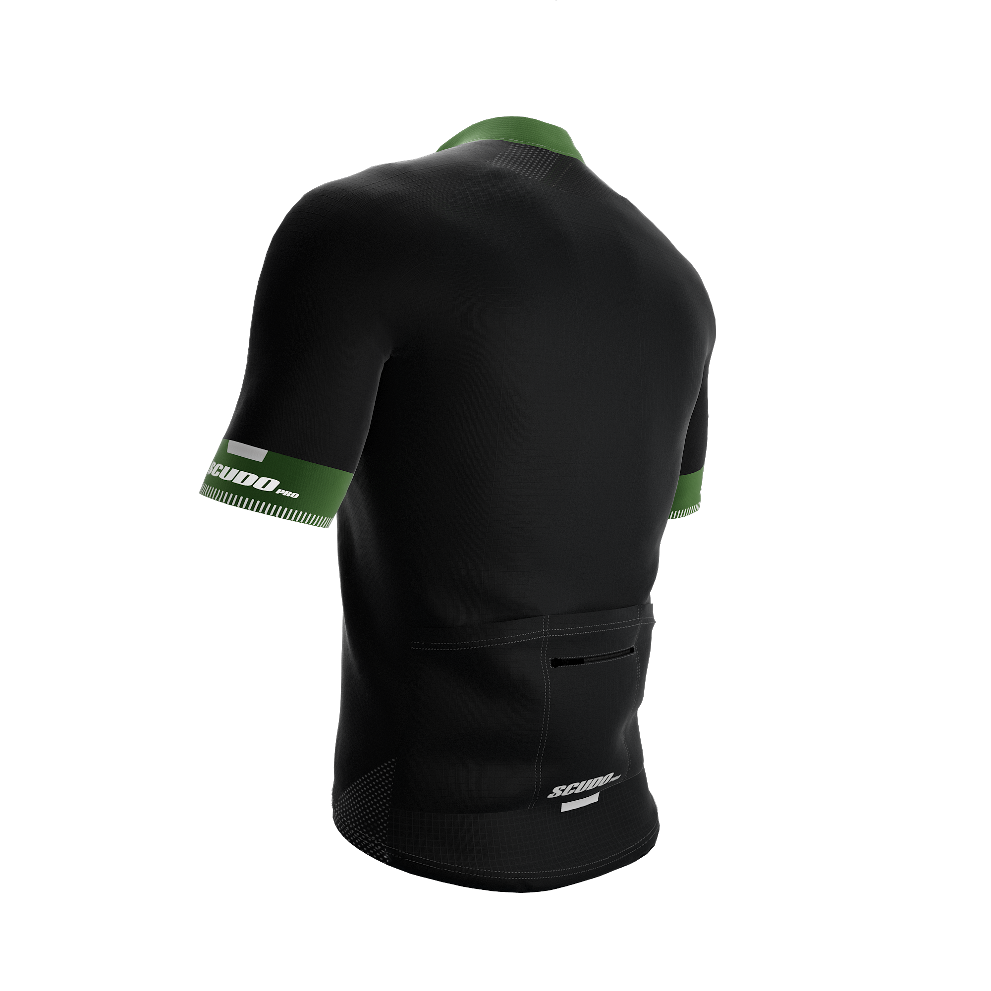Black | Reflective Green | Short Sleeve Cycling PRO Jersey