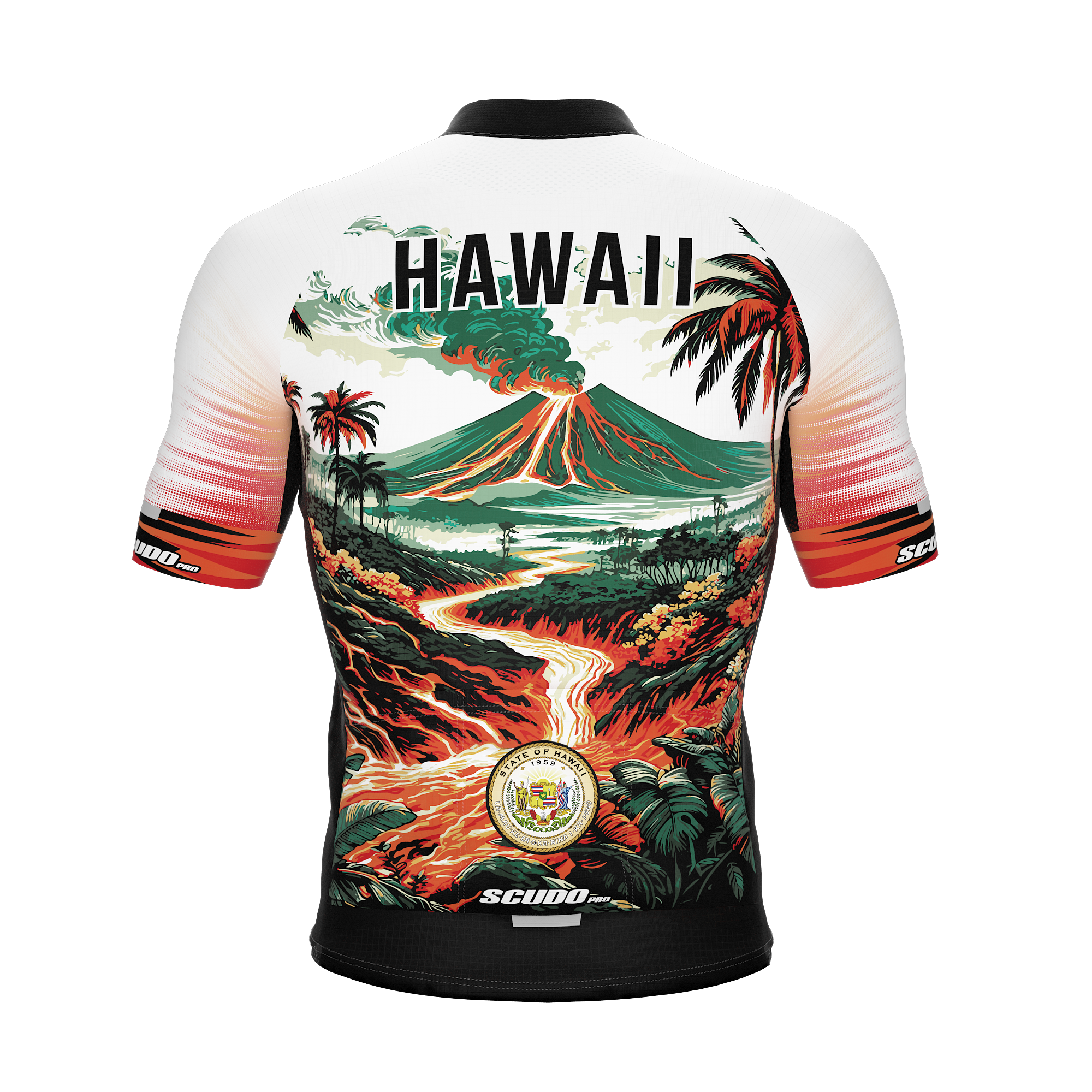 Hawaii US State | Short Sleeve Cycling PRO Jersey | Men and Women