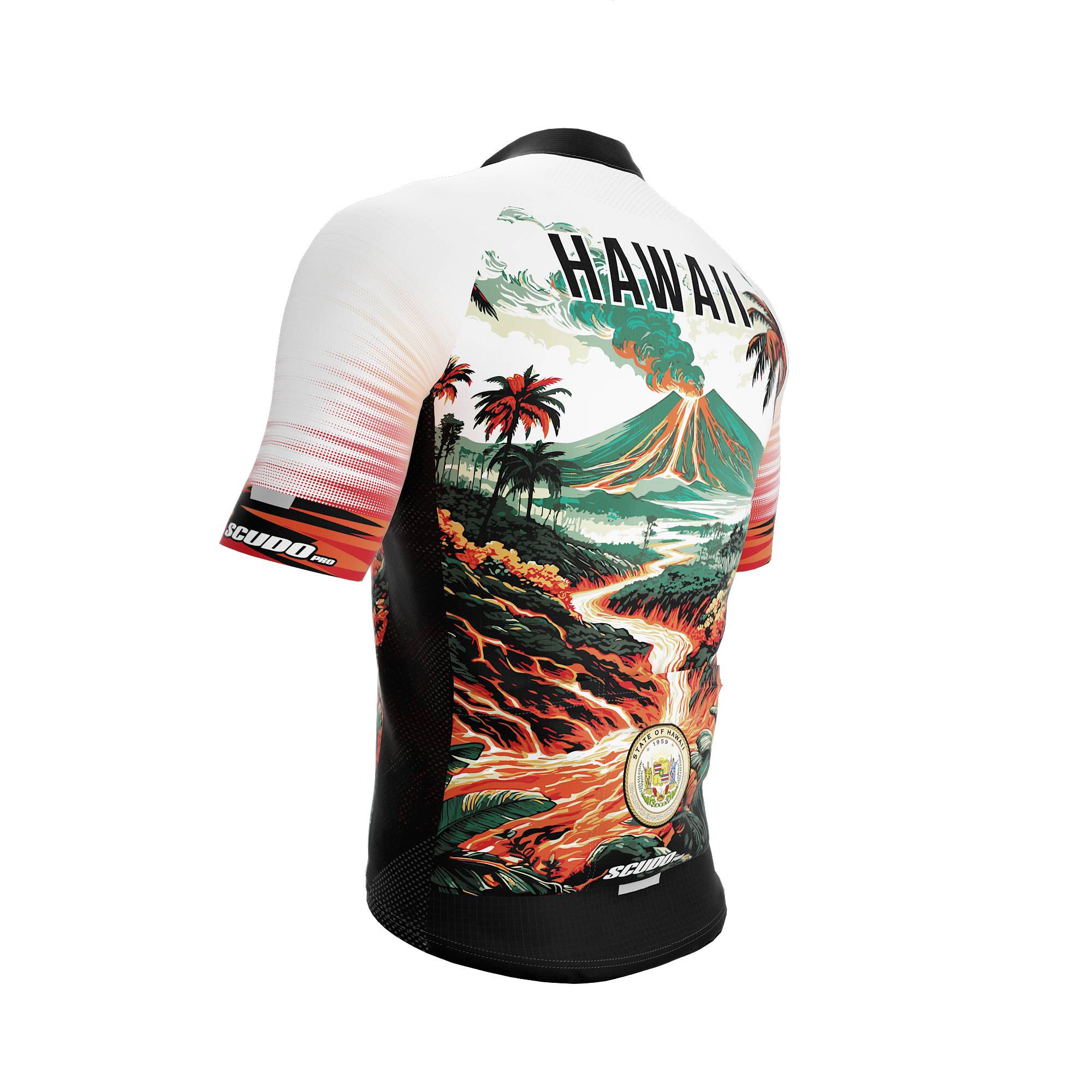 Hawaii US State | Short Sleeve Cycling PRO Jersey | Men and Women