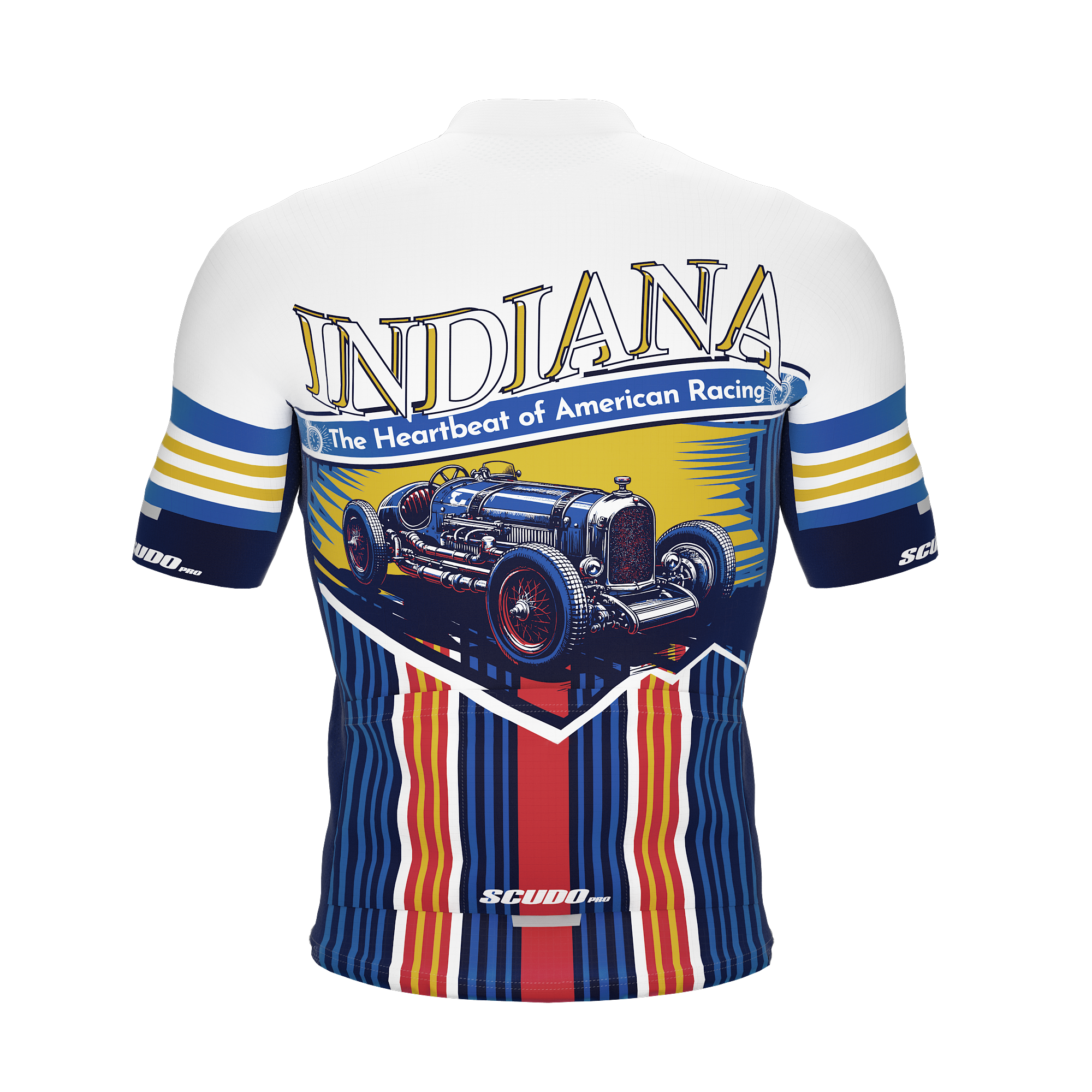 Indiana US State | Short Sleeve Cycling PRO Jersey | Men and Women