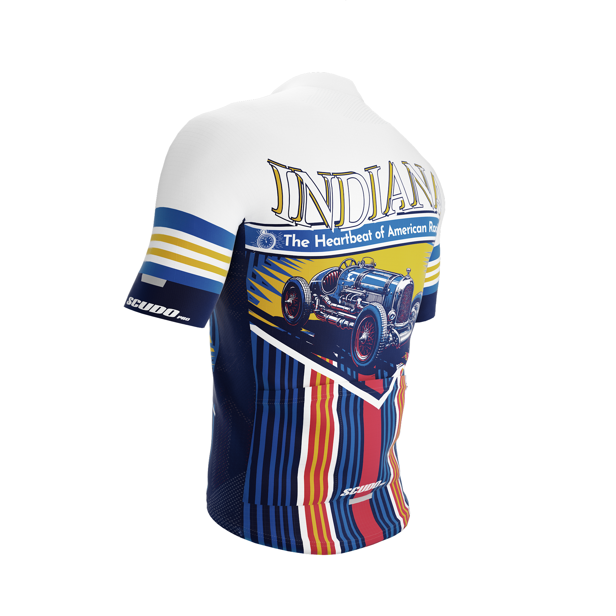 Indiana US State | Short Sleeve Cycling PRO Jersey | Men and Women