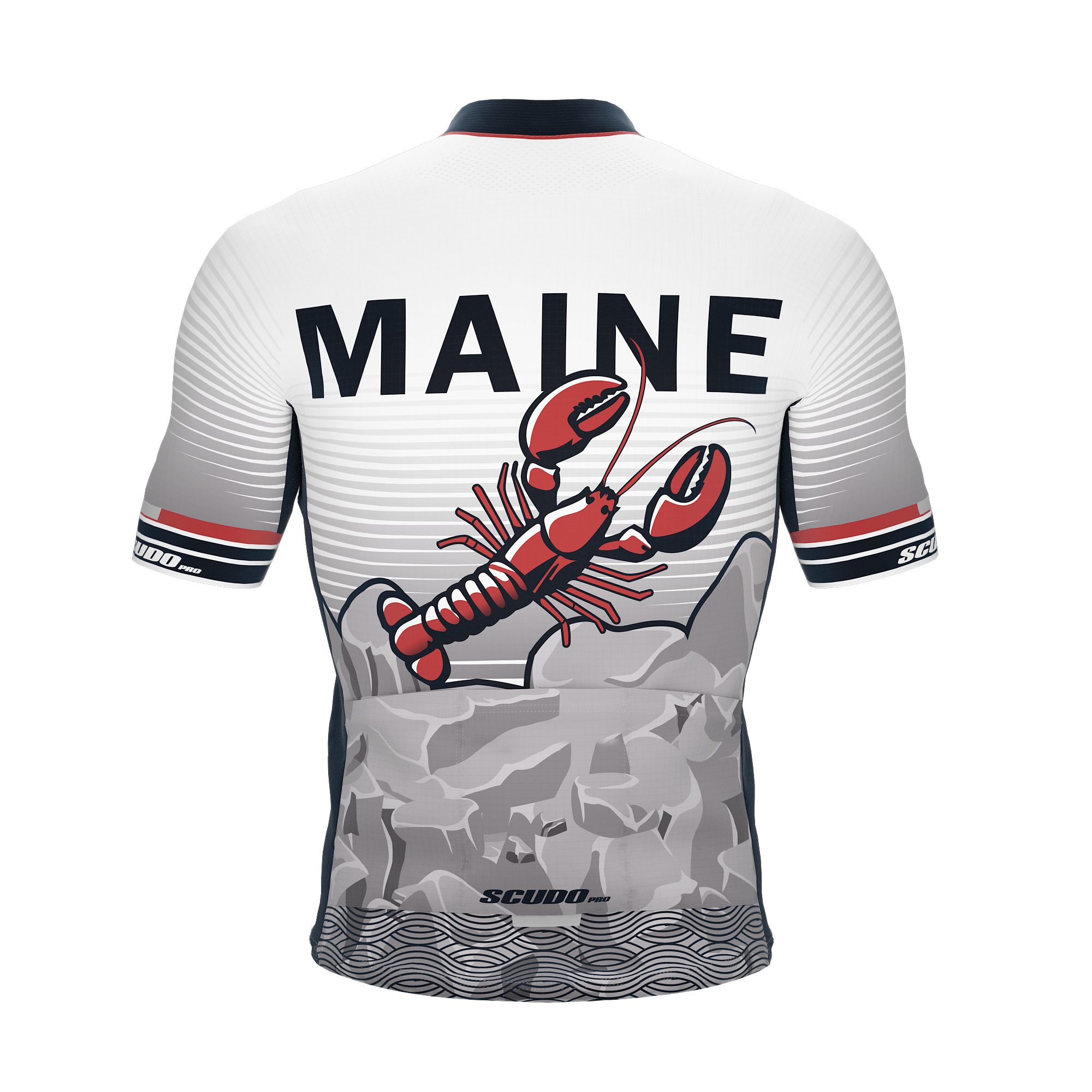 Maine US State | Short Sleeve Cycling PRO Jersey | Men and Women